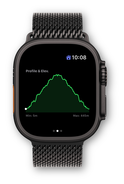 Profil Altimétrique - Apple Watch Ultra